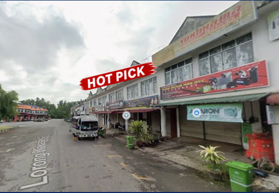 2 Storey Shop Lot in Pahang - No. 34, Lorong Wawasan 1/2, Taman Wawasan, 27000 Jerantut, Pahang