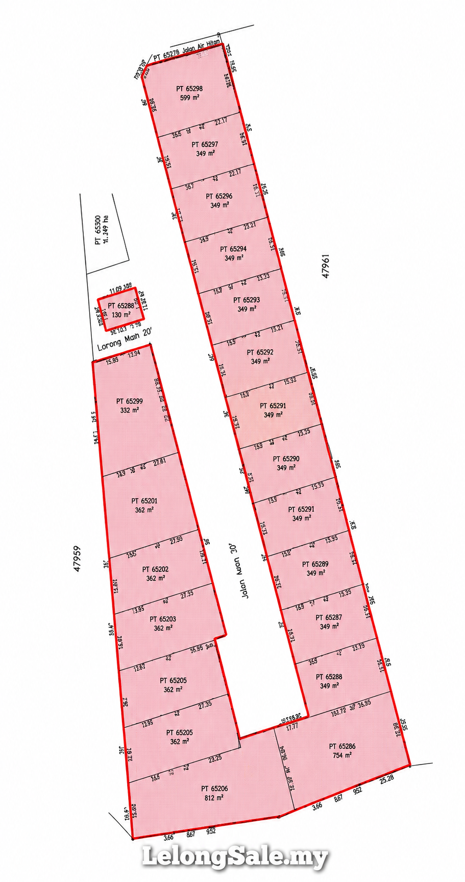 Residental Land @ 20 lot residential title (semi d & bungalow) in Selangor - PT 65288 - 65308, Kampung Tok Amminuddin, 62200 Dengkil, Sepang, Selangor image 3