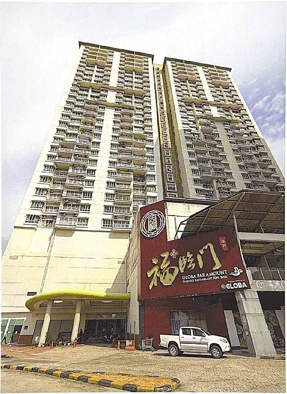 Condominium in Sabah - Unit No. B-12-13, Type B, Level 12, 1 Borneo Tower B, Jalan UMS, 88450 Kota Kinabalu, Sabah