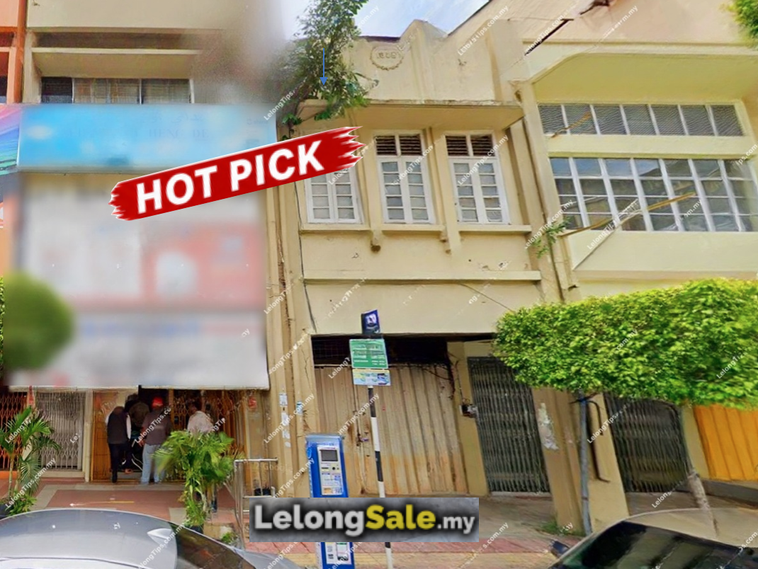 2 Storey Pre-War Shop House in Kelantan - No. 3604 (Lot 612), Jalan Temenggong, 15000 Kota Bharu, Kelantan