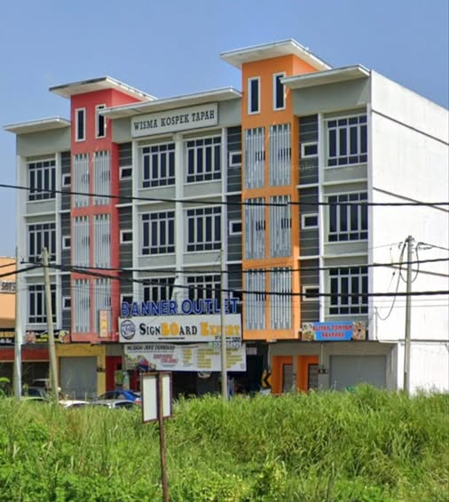 4 Storey Shop House in Perak - No. 1, Wisma Kospek Tapah, Kampong Tersusun Batu 3, 35400 Tapah Road, Perak